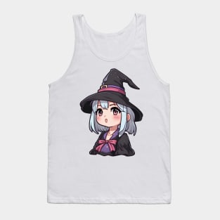 Anime girl witch halloween Tank Top